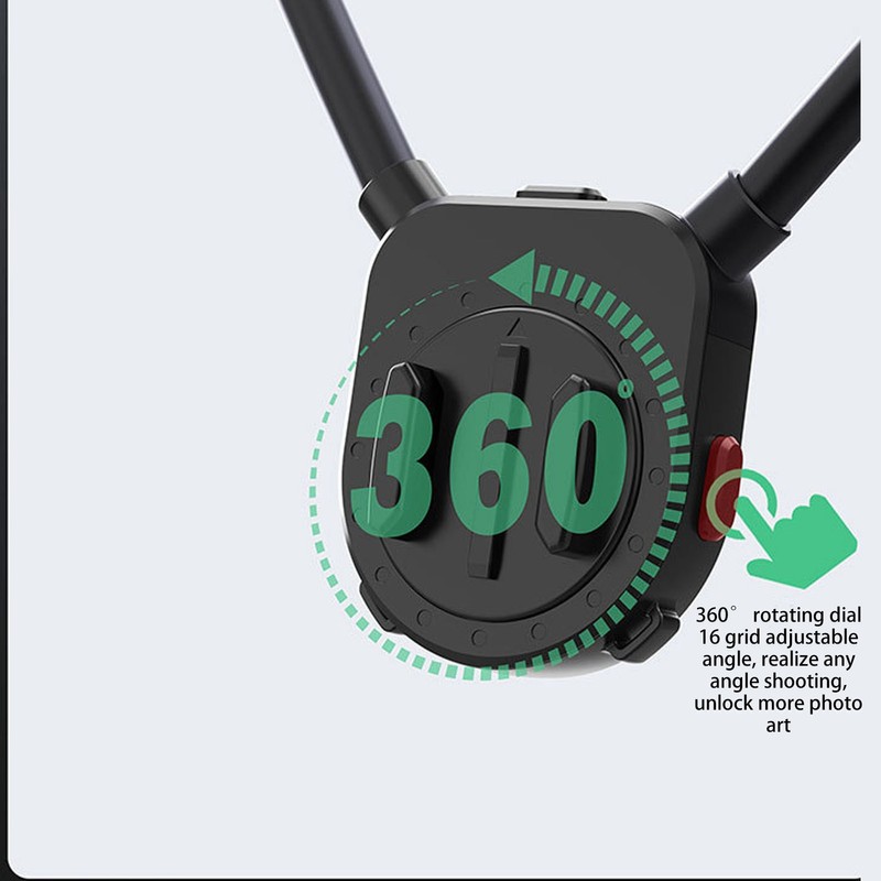 Phone Neck Holder Magnetic POV 360° Adjustable Anti Shaking Automatic