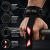 3-in-1 Weightlifting Straps for Grip Support – Padded Wrist, Ankle