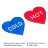 PATIKIL 4 Pairs / 8 Pieces Self Stick Hot/Cold Water