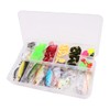 VOANZO 101pcs Fishing Lures Kit Fish Baits Kit Set with