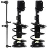 TFGCSG Struts Quick 4PCS Front Complete Strut Spring Assembly Stabilizer