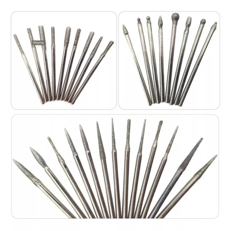 Mussa 30 Puntas Broca Para Drill Esmeril Profesional Para Uñas