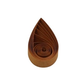 Juego de tiras de quilling de papel de 5 mm de color sólido, papel de origami, manualidades a mano, papel de filigea de un solo color (ocre)