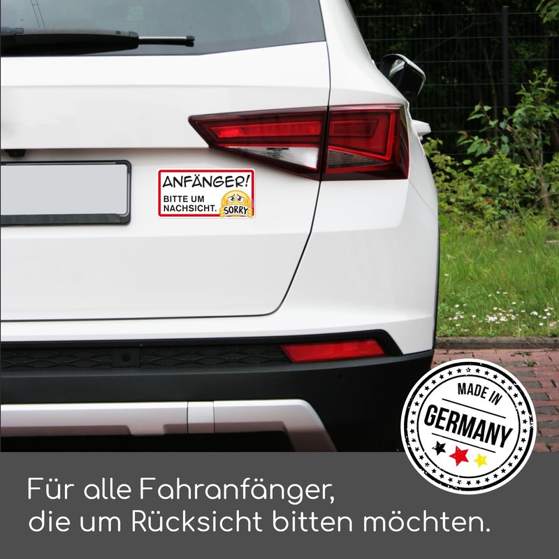 Vehicle Sticker Beginner! Please for Forbearance Sorry I 20 x