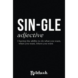 Single Adjective Definition Men Women Funny Valentine: Cute Valentine's Day Notebook, Great Gift for Boyfriend, Girlfriend, Best Friend, Wife, Husband, Men, Women