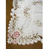 Tablecloth - Square Scandinavian - Embroidered Lace Side Table -