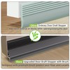 DINGLIAN 2 PCS Door Brush Bottom Sweep, Self Adhesive Door