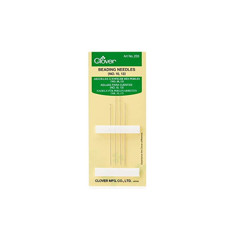 Clover Beading Needles, No. 10-13