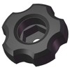 Innovative Components Snap Lock Fluted Knob, M10 Thread Size, 1-3/4"
