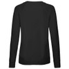 Fruit of the Loom Women's Fit Lightweight Raglan Sweatshirt Black