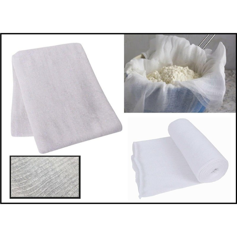 Muslin Cloths for Cooking, Cheesecloth, 5 Yard White Ultra Fine
