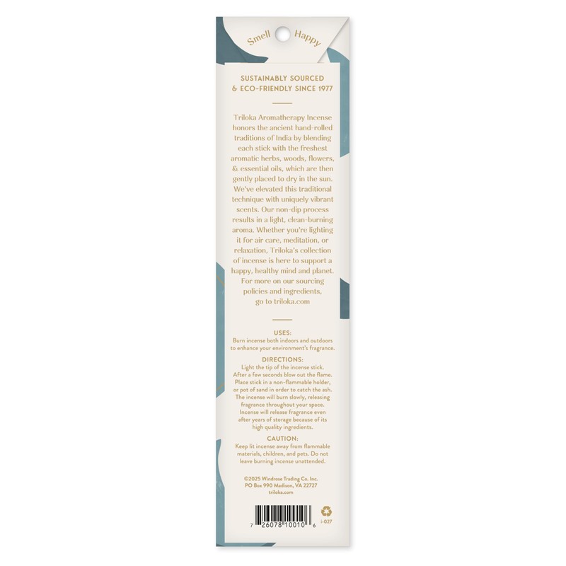 Triloka Original Incense, Egyptian Musk, 10 Sticks