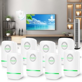 Stop Watt Energy Saving Device:2025 Power Saver Pro X,Electricity Saving Box for Stabilising Voltage & Balancing Current Us Plug for Home Factory Office 90V-250V 30KW(8 Pack)