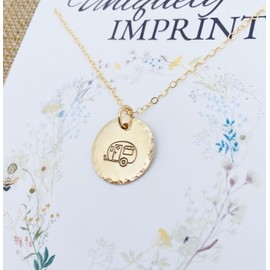 RV Necklace, Retirement Gift, RV LIfe, Outdoors, Loves to Travel Gift, Travel Trailer