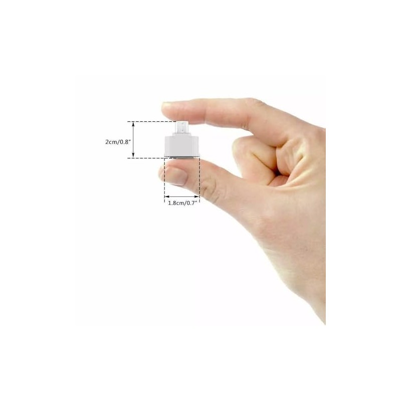 FPC White Standard USB-A to Micro USB OTG Converter Adapter