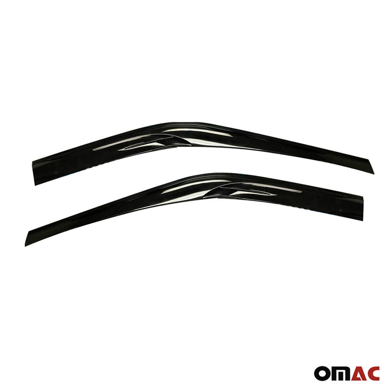 OMAC Front Side Door Window Smoke Air Rain Ventvisor Wind