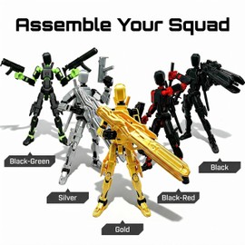 Dumwick T13 Action Figure Set,3D Printed Dummy Robot 13 Action Figures