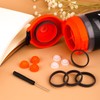 4pcs Dispensing Rubber Valves Compatible with Gatorade Water Bottle, Silicone