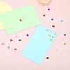 MECCANIXITY 50 Pcs 8mm Flat Back Acrylic Square Gems Rhinestones,