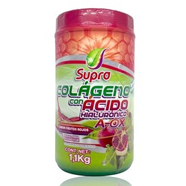 Colágeno Ácido Hialurónico A-OX Frutos Rojos 1.1 kg Supra