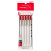 Mitsubishi Pencil UMNS055P.15 Uni-Ball One Gel Ballpoint Pen, 0.5, Red,