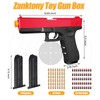 Zanktony Soft Bullet Toy Gun Shell Ejecting for Age 8,