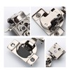 FURNIWARE 50 Pieces Soft Closing Cabinet Hinges, 3/4 inch Overlay