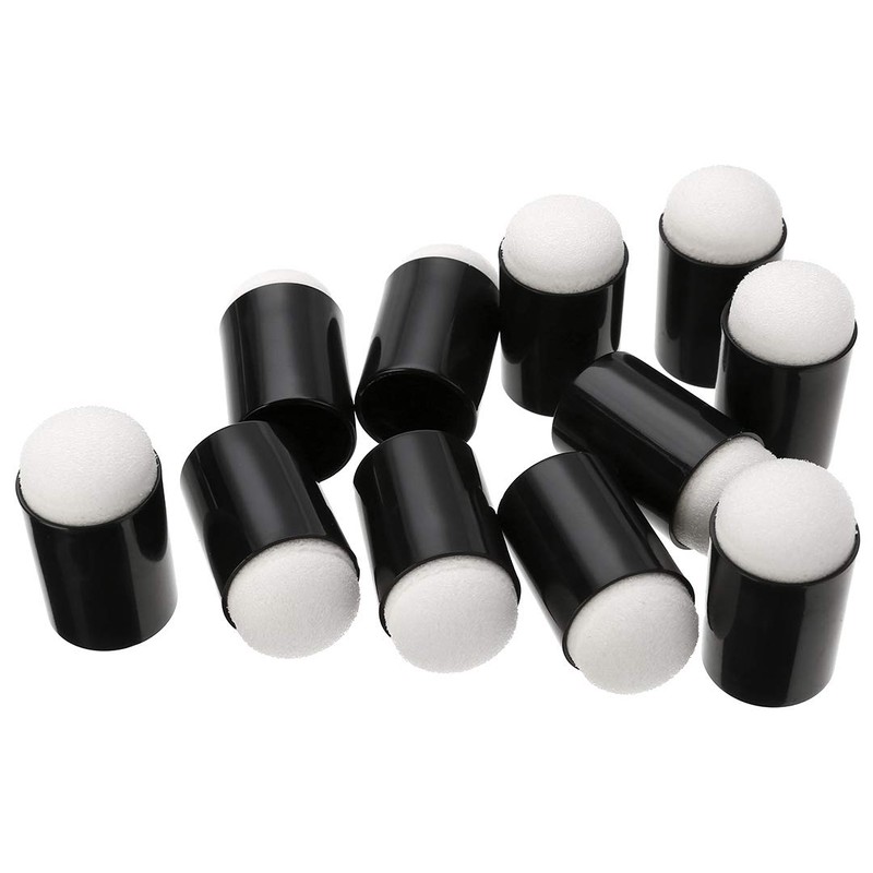 40 Pcs Finger Sponge Daubers with Storage Box for Painting