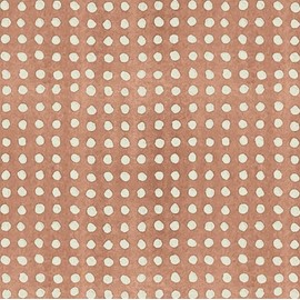 You are My Sunshine by Henry Glass White Polka Dots on Muted Pink Cotton Fabric by The Yard