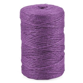 Purple Jute Twine,328 Feet Jute Twine Colored Jute String Cord for DIY Arts Crafts Gifts Decoration