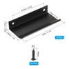 PATIKIL Mount Finger Edge Pull, 8 Pack 79mm/3.11" Aluminum Alloy