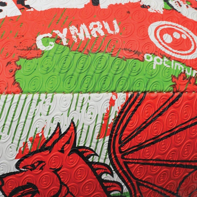 Optimum Nations Rugby Ball - Wales, Size 3