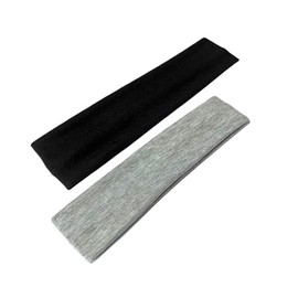 WESTEND CHOICE 5cm Wide Headbands 2 Pack Plain Stretchy Kylie Head Band Bandeau Unisex Headbands for Women & men Soft Hair Band Gym Exercise Yoga Headband (Mixed set 4)