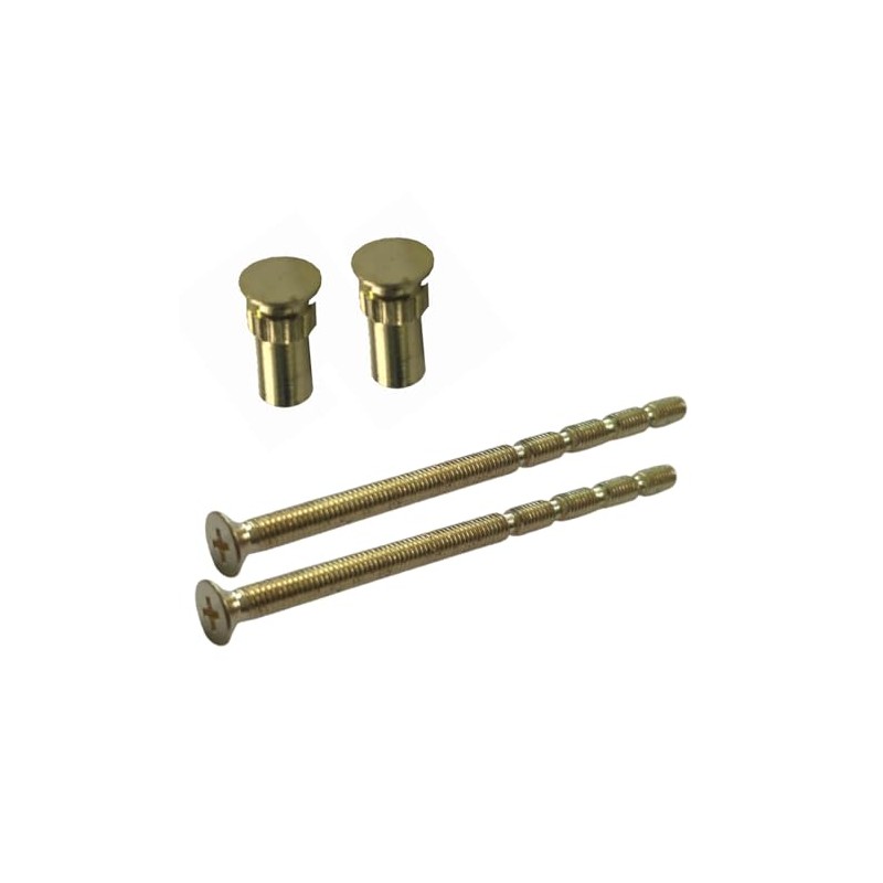 M5 x 90mm Brass Door Handle Pozi Screws with Brass