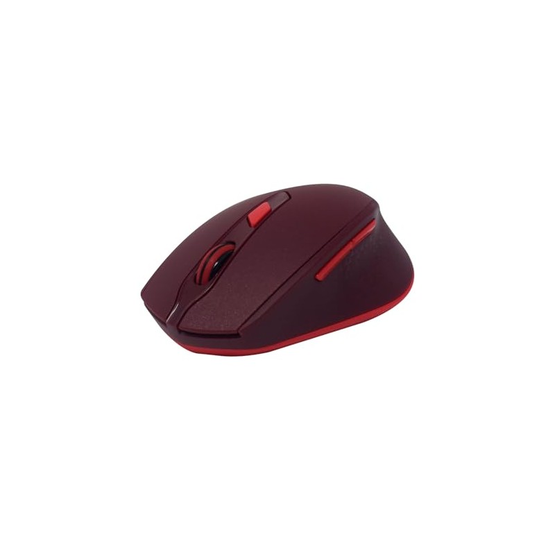 NACEB TECHNOLOGY - NA-0119R - Mouse Inalámbrico Rojo 2.4GHz -
