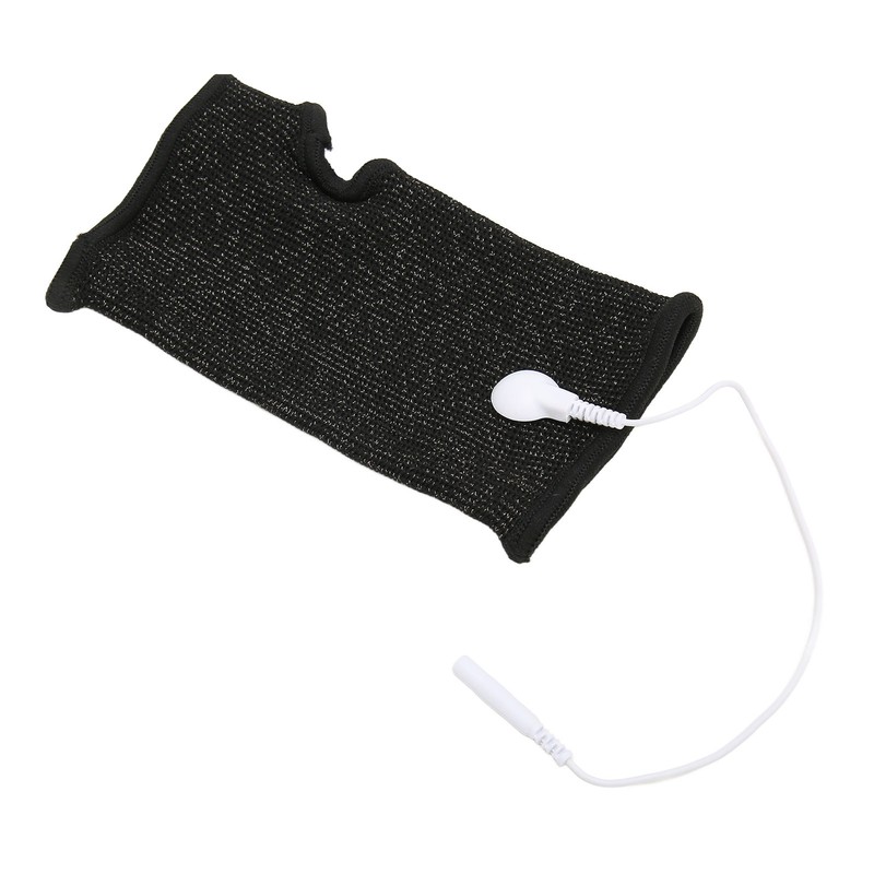 2pcs Conductive Wristband Reduce Pain Swelling Silver Fiber Elastic for