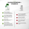 fairvital Calcium Magnesium Citrate Plus Vitamin D3-90 Capsules, High Dose,