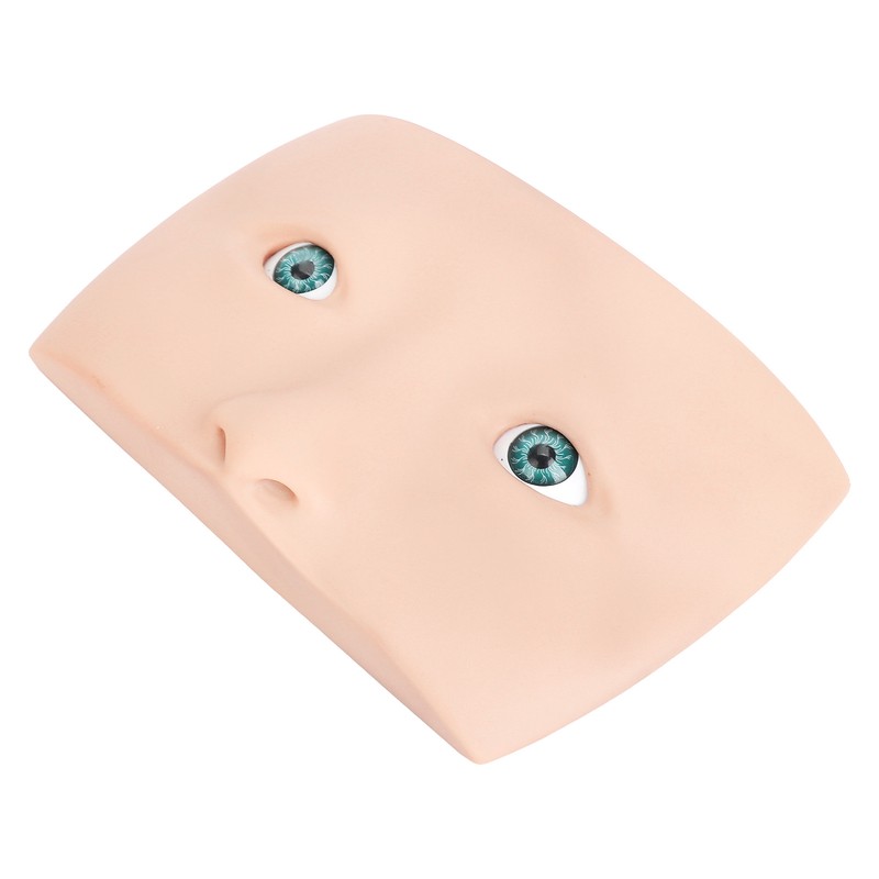 Makeup Practice Face Board 3D Realistic Eye Painting Practice Plastic