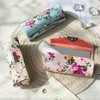 AUEAR, 4 Pack Floral Lipstick Case with Mirror for Purse