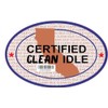 AK- Certified Clean Idle Sticker Decal for Trucks | Size: