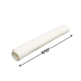 Petrix Petcare Retriever Rolls for Dogs- 9 to 10 Inch - 30 Count Long Lasting Single Ingredient Grain-Free Grass Fed Water Buffalo Hide Extra Thick Chew Rolls