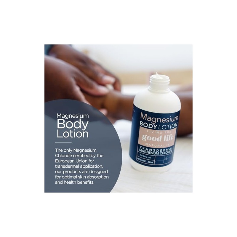 Living the Good Life Naturally Loción Corporal De Magnesio -