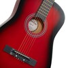 Ashthorpe 38-inch Beginner Acoustic Guitar Package (Red), Basic Starter Kit