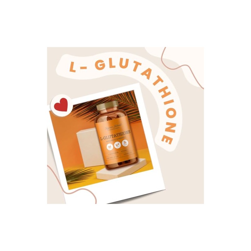 L-Glutathione Suplemento Alimenticio de Joycare Juliana, 120 Cápsulas con Vitamina