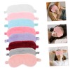 BIUDECO 8Pcs Eye Masks Plush Sleeping Blindfolds Skin Friendly Comfort