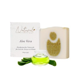 Natural Cilt Aloe Vera Soap - 100% Natural Soap - No Harmful Ingredients - Certified - Handmade - Shower Soap for All Skin Types - Shower Gel - Natural Food