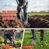 HANTOP 4-Inch Trench Shovel Trenching Spade Irrigation Shovel Narrow Spade