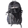 Black Outdoor Backpack Nylon Lightweight Water Repellent Hiking Sports Backpack