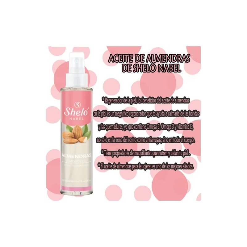 Aceite De Almendras Anti Estrías Reparador Sheló Nabel 140ml