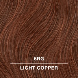 COLORCHARM Permanent Cream Hair Color, 6RG Light Copper, 2 oz.